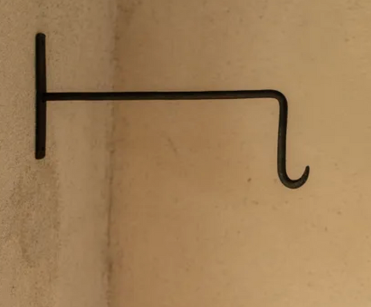 Patère murale pour baladeuse - noire